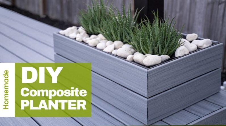 How to make a composite planter || 2 in one Planter
