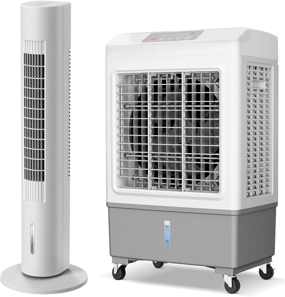 BALKO Evaporative Air Cooler35-INCH Windowless Air Conditioner Portable for Room