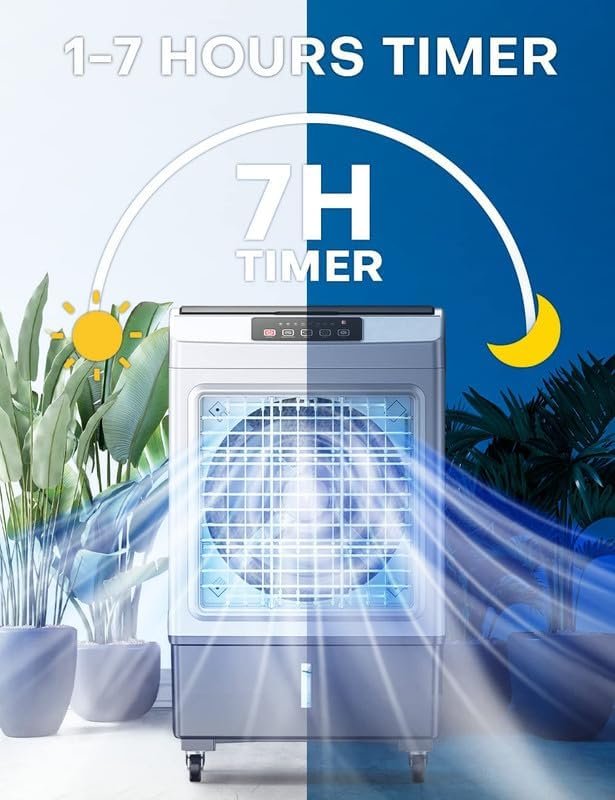 2100CFM Windowless Evaporative Air Cooler 7 Mini Air Conditioner