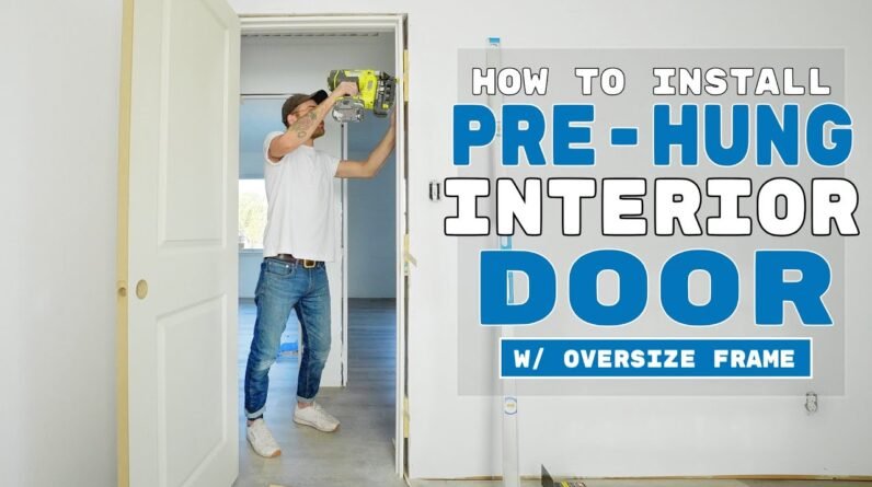 How to Install a Pre-Hung Interior Door for the First Time, Like a Pro!